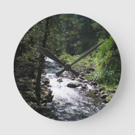 Natural Beauty Series Runde Wanduhr