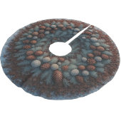 Natural Bedding Polyester Weihnachtsbaumdecke (Schrägansicht)