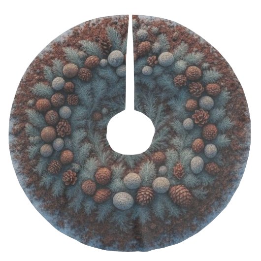 Natural Bedding Polyester Weihnachtsbaumdecke (Vorderseite)