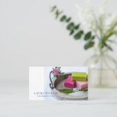 Natural Bio Artisan Handmade Soap Maker Visitenkarte (Stehend Vorderseite)