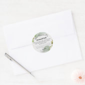 Natural Bio Product Label Runder Aufkleber (Umschlag)