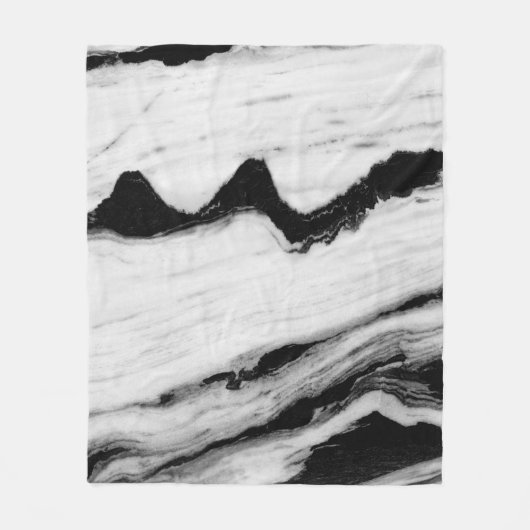 natural black and white marble texture, luxurious fleecedecke (Vorderseite)