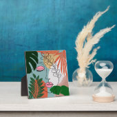 Natural Boho tropische Darstellung Fotoplatte (InSitu)