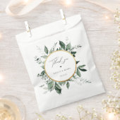 Natural Botanic Wedding Vielen Dank Geschenktütchen (Ausgeschnitten)