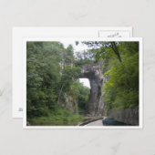 Natural Bridge Postcard Postkarte (Vorne/Hinten)