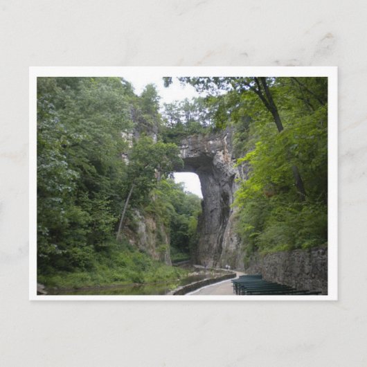 Natural Bridge Postcard Postkarte (Vorderseite)