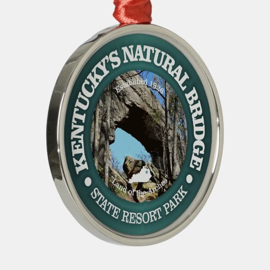 Natural Bridge SRP Ornament Aus Metall (Rechts)