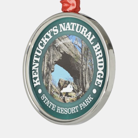 Natural Bridge SRP Ornament Aus Metall (Links)