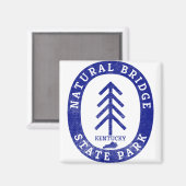 Natural Bridge Staat Park Magnet (Vorderseite/Rückseite)