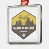 Natural Bridge Staat Park, Virginia Ornament Aus Metall (Links)