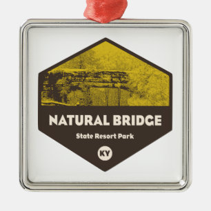 Natural Bridge Staat Resort Park Kentucky Ornament Aus Metall