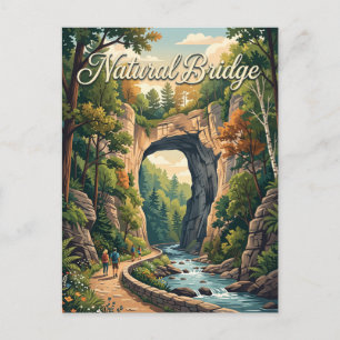 Natural Bridge Virginia Postkarte