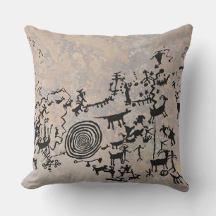 Natural Bridges Petroglyph Panel Kissen