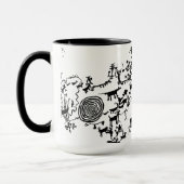 Natural Bridges Petroglyph Panel Tasse (Links)