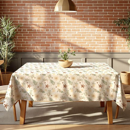 Natural Christmas Holiday – Rustic Farmhouse Decor Tischdecke