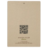 Natural Color Classic Line Texture Klemmbrett (Rückseite)