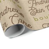 Natural Color Classic Line Texturmuster Geschenkpapier (Rolleneckpunkt)