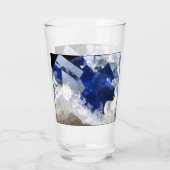 Natural Deep Blue Fluorit Glas (Rückseite)