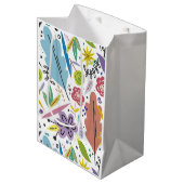 Natural Design - Natur Mittlere Geschenktüte (Vorderseite Schrägansicht)