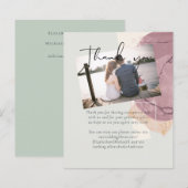 Natural Earth Sage Rosen Blush Pink Danke (Vorne/Hinten)