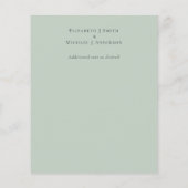 Natural Earth Sage Rosen Blush Pink Danke (Rückseite)