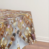 Natural Earthtones Beads Print Tischdecke (Beispiel)
