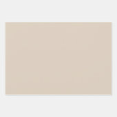 Natural Earthy Christmas Boho Geschenkpapier Set (Vorderseite)