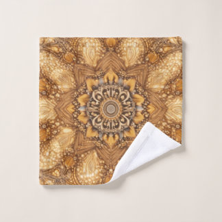 Natural Ethno Braun Mandala - Bad Badhandtuch Set