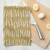 Natural Fern Print for Farm Geschirrtuch (Viertel Falte)