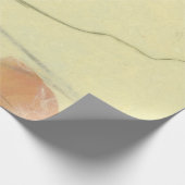 Natural Floral Kraft Earth Poppes Petals Mulberry Geschenkpapier (Ecke)