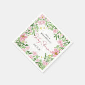 Natural Garden Baby Shower Paper Napkin Serviette (Ecke)