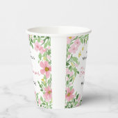 Natural Garden Baby Shower Pappbecher (Links)