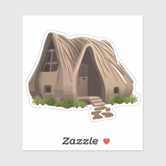 Natural Gnome Forest Zuhause Sticker (Blatt)