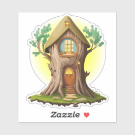 Natural Gnome Forest Zuhause Sticker
