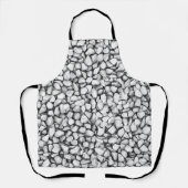 Natural Gray Stones Beach Rocks Schürze (Vorderseite)