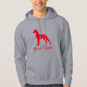 Natural Great Dane Hoodie (Vorderseite)
