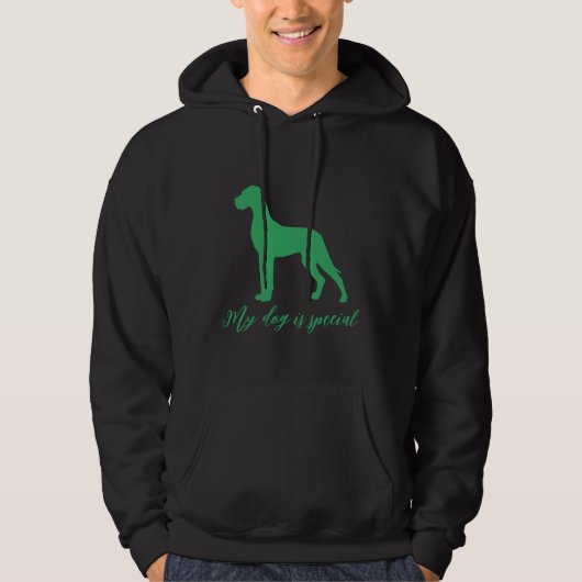 Natural Great Dane Hoodie (Vorderseite)