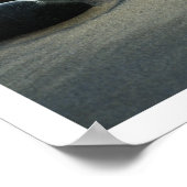 Natural Great Lakes Beach Rocks Poster Print (Ecke)