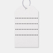 Natural Green Gift Tag Geschenkanhänger (Rückseite)