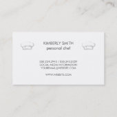 Natural Green Icon Visitenkarte (Rückseite)