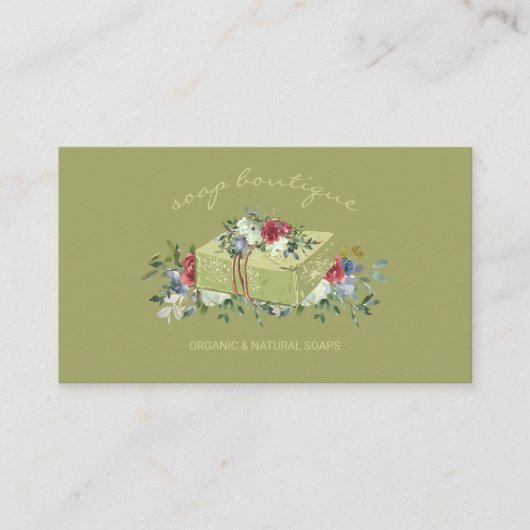 Natural Green Soap Visitenkarte (Vorderseite)