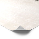 Natural Healer Henna Tattoo Hand Lotus Poster (Ecke)