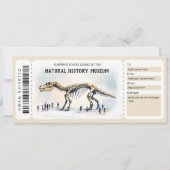 Natural History Museum Gift Certificate Template Einladung (Vorderseite)