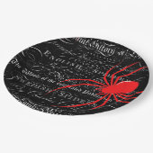 Natural History Title Page Spiders Calligraphy Pappteller (Schrägansicht)