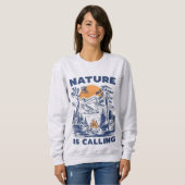 Natural is calling  sweatshirt (Vorne ganz)