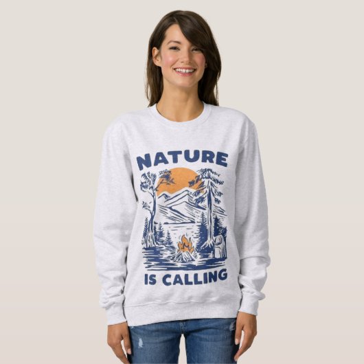 Natural is calling  sweatshirt (Vorne ganz)
