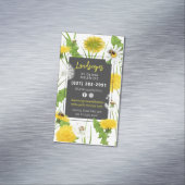 Natural Lac Care Service Promo Dandelion & Bienen Magnetische Visitenkarte (Beispiel)