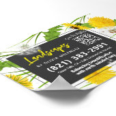 Natural Lac Care Service Promo Dandelion & Bienen Poster (Ecke)