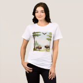 Natural landscape Tri-Blend shirt (Vorderseite voll)