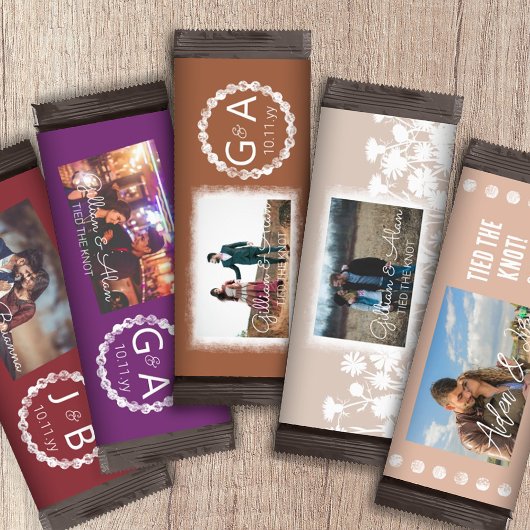 Natural Light Beige Wedding Candy Bar Wrapper